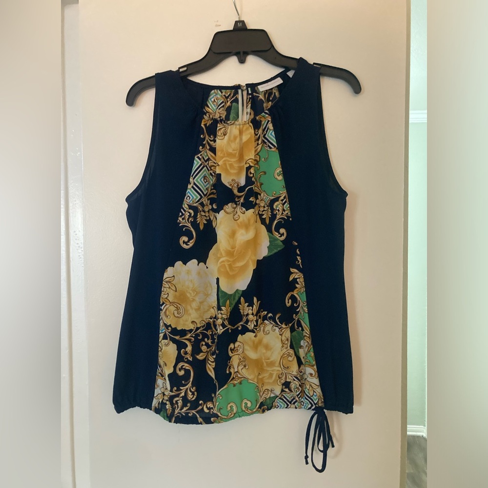 NY&C Navy Blue Blouse